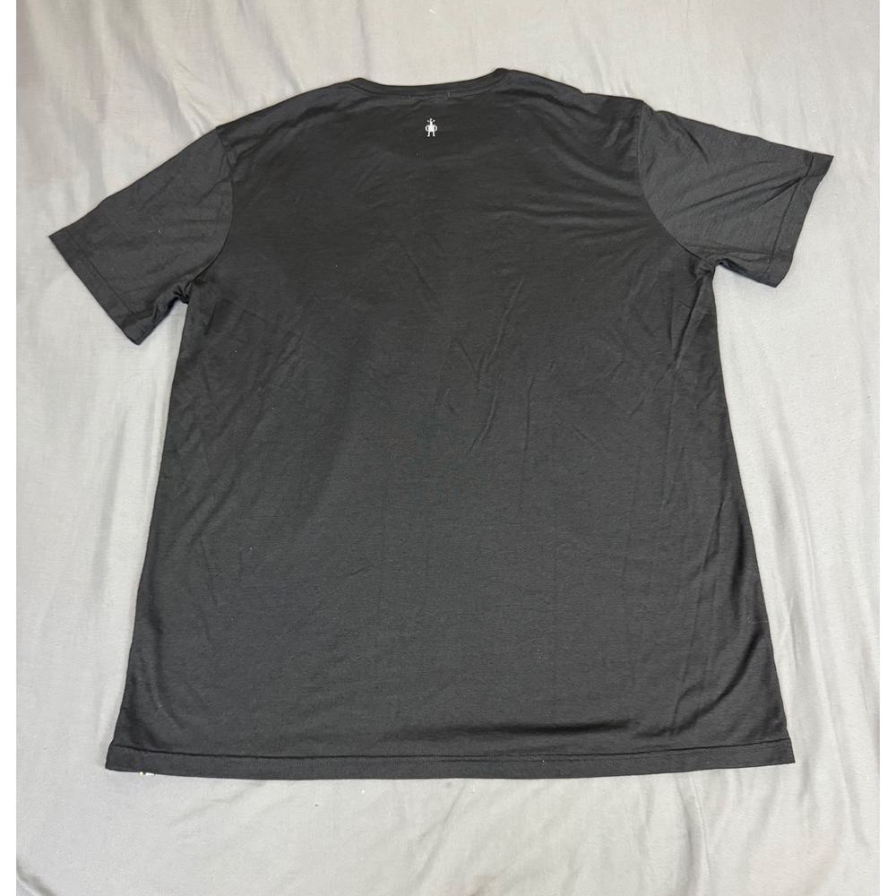 Smartwool Merino Sport 150 Mens XL Black Short Sleeve T-Shirt Company Logo - Picture 12 of 15